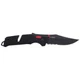 SOG 11-12-02-41 Folding Knives,Black,Steel,Serrated 61VA74