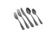 Cambridge Rhiannon Black Satin 20-Piece Flatware Set, Service for 4