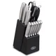 Oster Baldwyn Cutlery Block Set Knife Stainless Steel Kitchen Knives (14-Piece)