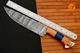 CUSTOM HANDMADE FORGED DAMASCUS STEEL CHEF KNIFE UTILITY KITCHEN KNIFE 2696