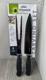 2pc GreenPan Titanium Cutlery Carving Set: Fork & Carving Knife + Cover