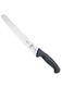 Mercer Culinary M23210 Millennia Black Handle, 10-Inch Wide Wavy Edge, Bread ...