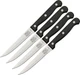 Chicago Cutlery Essentials Steak Knife Set 4.5" High Carbon Black Polymer 01393