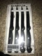 IKEA STAINLESS STEEL SERRATED BLADE SNITTA 4X STEAK KNIFE KNIVES 002.872.95 NIB