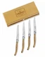 Jean Dubost Laguiole Olivewood Steak Knives, Set of 4 MSRP $250 - New