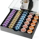 gianotter Crystal Tempered Glass Vertuo Pod Holder Drawer, Compatible with Nespr