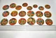 Hero's Menko (Menco/Milk Caps) 1960s Japan Showa Retro Vintage 20pcs Assort Rare
