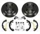 Rear Drum Wheel Bearing Brake Shoe Springs & Wheel Cylinders Kit For 09-11 Focus