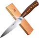 Tuo Cutlery 5" German Steel Utility Knife with Pakkawood Handle, Fiery Series