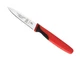 Mercer Culinary Millennia 3 Inch Slim Paring Knife Red Ergonomic Handle