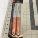 Steak Knife  2 stainless steel blade wood handle Royal Norfolk NEW