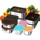 YUANYE 9 Pack 50/34/27/6oz Stainless Steel Food Storage Containers Sets, Leak-Pr