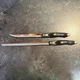 Cutco 1990 DD 1724 Bread Knife & DD 1729 Serrated Carver Classic Handles