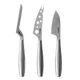 BOSKA Stainless Steel Cheese 3 Knife Set - Copenhagen For All Types of Cheese - 