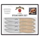 Jim Beam 4 Piece Steak Knife Set - Great Deal!