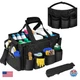 Boczif Cleaning Caddy Bag: Organizer Tote with Handle, Shoulder Straps & Divider