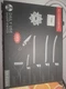 KUNZHISHENG 6-Piece Sharp Knife Set Black ER-0238A Easy Clean Soft Handle
