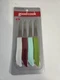 4 Set Bradshaw Goodcook Colored Handle Paring Knife Knives Mini Model: 18765 New