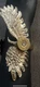 Clever 12 Morage Feather/Bullet Gold Tone Jewelry Cuff. Custom Made. Unique!!