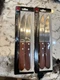 New Royal Norfolk 2Pk Steak Knife Set x2 ~ 4 Knives Nice Quality Wood Handles