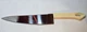 Kitchen Knife, Quikut, "Quikkle" Double Serrated, White Handle, 7 1/2" Blade