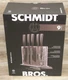 Schmidt Brothers Cutlery Series Knife Block 9 Piece Set - Jet Black