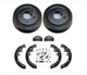 Brake Drums Shoes Wheel Cylinders Spring Kit for Ford Bronco Full Size 1987-1996