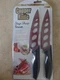 NEW TEKNO Copper Knife Stainless Steel 2 Pack Never Needs Sharpening - TEK 810