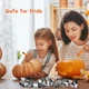 WANNTS Pumpkin Carving Kit - Safe & Easy DIY Stainless Steel Tools for Kids,