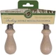 Fantes Rocking Double Mezzaluna Vegetable Chopper 5.5 Inch Stainless Steel
