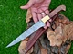 Damascus Chef Fillet Knife Custom Made Kitchen -Hand Forged Damascus Steel 2774