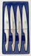 Dansk master Series Studio 4 Piece Steak Knife Set all Stainless Steel NIB