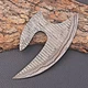 CUSTOM MADE HAND FORGED DAMASCUS STEEL BLANK BLADE CHEF ULU KNIFE 2655