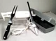 HAMILTON BEACH ELECTRIC KNIFE  74250R CARVING SET  STAINLESS STEEL WITH CASE