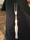 Cutco #1727 KM Meat Fork Pearl White Handle USA Made 12" Length