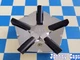 DOLCE Wheels # 5336-CAP . NEW CHROME & BLACK Wheel Center Cap  [54]  (QTY. 1)