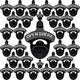 HAIICEN 30-Pack Stainless Steel Wall Mount Bottle Opener Black Beer Soda Cap