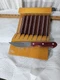 8 TRAMONTINA Jumbo Porterhouse Steak Knives Stainless Brazil 5" Serrated B37 