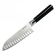 Babish 6.5 Inch High-Carbon Stainless Steel Full Tang Santoku Knife In Black