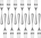 New Star Foodservice 58468 Bead Dinner Fork (7.7-Inch), Stainless Steel