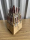 Hammer Stahl HS-6300R Knife Block Set - 21 Pieces (please read)