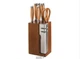 7 Pc. Stainless Steel Cutlery Set Copper