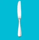 Oneida BAGUETTE Stainless Steel 18/10  Teardrop Glossy Flatware Dinner Knife