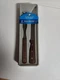 Chicago Cutlery 2pc Carving Set 1062782 Walnut Tradition Carver Slicer Fork NOS 