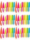 Kid Cooking Kitchen Knife Set 48 PCS Plastic Nylon Safe Serrated Edges Tool
