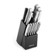 Kitchen Knife Set 15 Piece High Carbon Stainless Steel Wood Block Farberware
