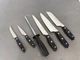 KitchenAid 6-Piece Knife Set With Sharpening Steel - Chefs Santoku Serrated Pari