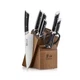 Cangshan HELENA Series German Steel Forged Knife Block Set (8-Piece, Black)
