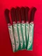 Vintage Quikut "Quikkle" Knives-Set of 6 Stainless Steel Serrated Steak Knife