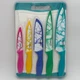 Cuisinart 11pc Marble Knife Set Cutting Board Blade Guards Unused